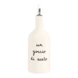 Acetiera Un Goccio di Aceto Simple Day in gres bianco 600 ml