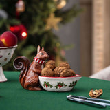 VILLEROY & BOCH Toy's Fantasy Ciotola Natalizia con Scoiattolo 20x12cm Porcellana