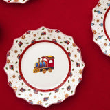 VILLEROY & BOCH Toy's Delight Set da Colazione 6 Pezzi Treno di Natale Porcellana