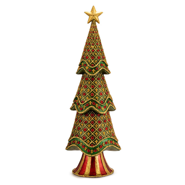 Albero di Natale Palais Royal in resina verde altezza 43 cm