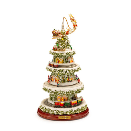 Carillon natalizio albero Palais Royal con luci LED 46 cm