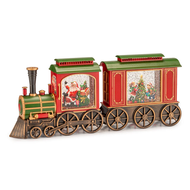 Treno di Natale Polar Express Palais Royal con luci LED 48x20 cm
