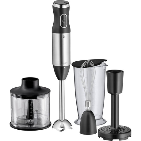 Frullatore a immersione WMF in acciaio inox con set 5 pezzi 600 W