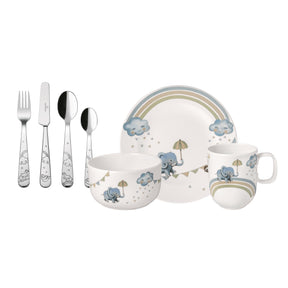Set pappa Boho Kids Villeroy & Boch in porcellana 7 pezzi decorata
