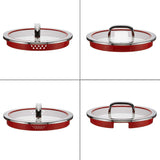WMF Function 5 Pezzi Set di Pentole Batteria in Acciaio Inox 18/10 Cromargan