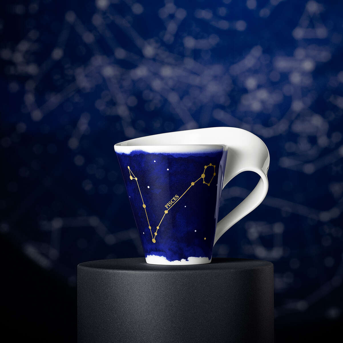 VILLEROY & BOCH NewWave Tazza Mug con Manico Zodiaco Pesci 240ml Porcellana
