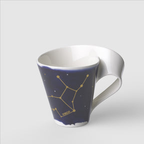 Tazza mug Zodiaco Vergine Villeroy & Boch in porcellana con decoro oro