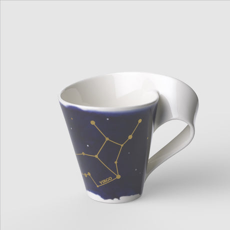 Tazza mug Zodiaco Vergine Villeroy & Boch in porcellana con decoro oro