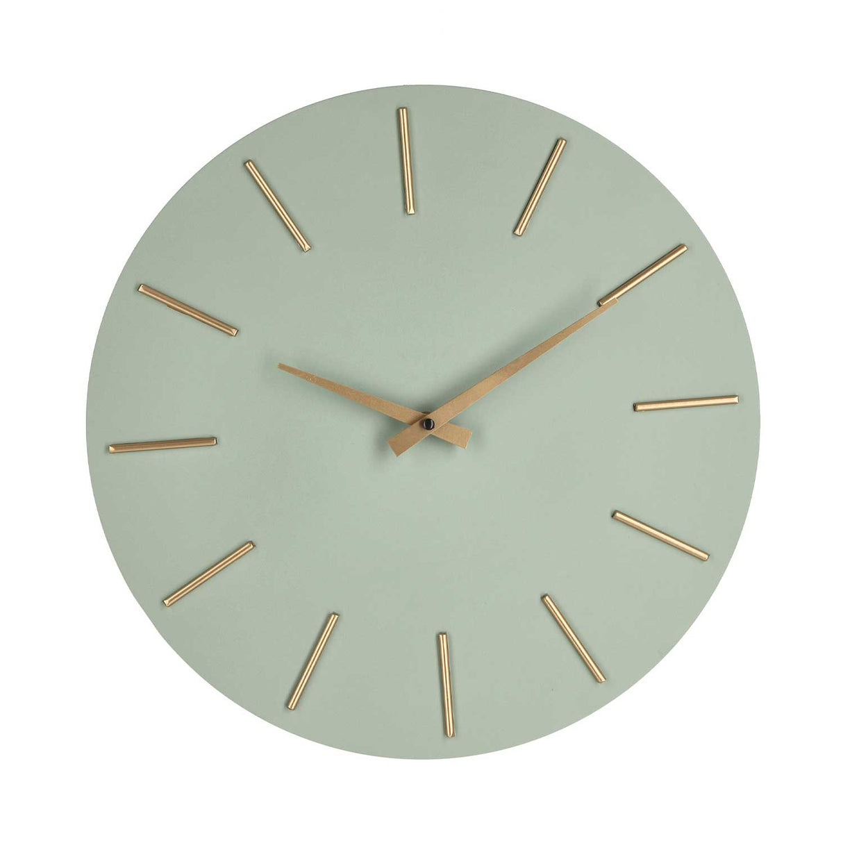 Orologio da parete Timeline Bizzotto in mdf color salvia 40 cm