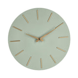 Orologio da parete Timeline Bizzotto in mdf color salvia 40 cm