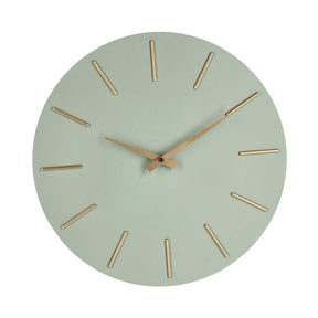Orologio da parete Timeline Bizzotto in mdf color salvia 40 cm