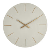 Orologio da parete Bizzotto Timeline in mdf tortora con lancette oro 60 cm
