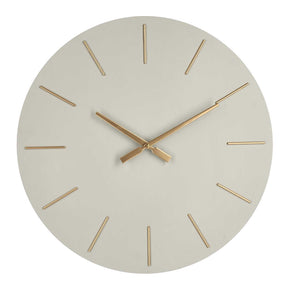 Orologio da parete Bizzotto Timeline in mdf tortora con lancette oro 60 cm