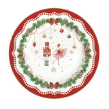 EASY LIFE Magie de Noel Servizio Tavola Piatti Natalizi Set 18 Pezzi Porcellana