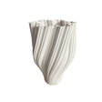 Vaso 3D Forme Palais Royal in porcellana bianca 32 cm design moderno