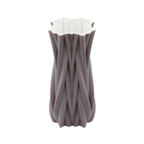 Vaso 3D Forme Palais Royal in porcellana bianca 32 cm design moderno