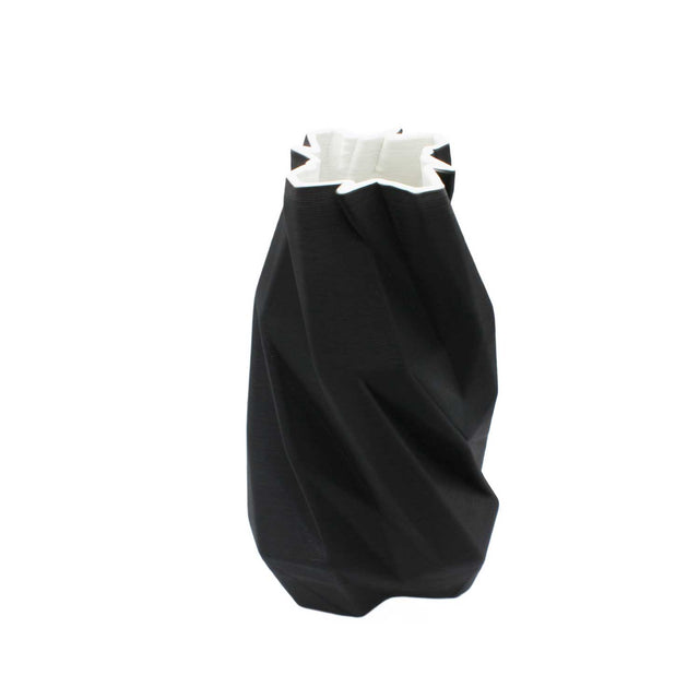 Vaso 3D Forme Palais Royal in porcellana nera 32 cm
