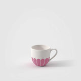 VILLEROY & BOCH Fleur Cassis Tazzina Caffè Espresso 70ml con Piattino 15cm Rosa Porcellana