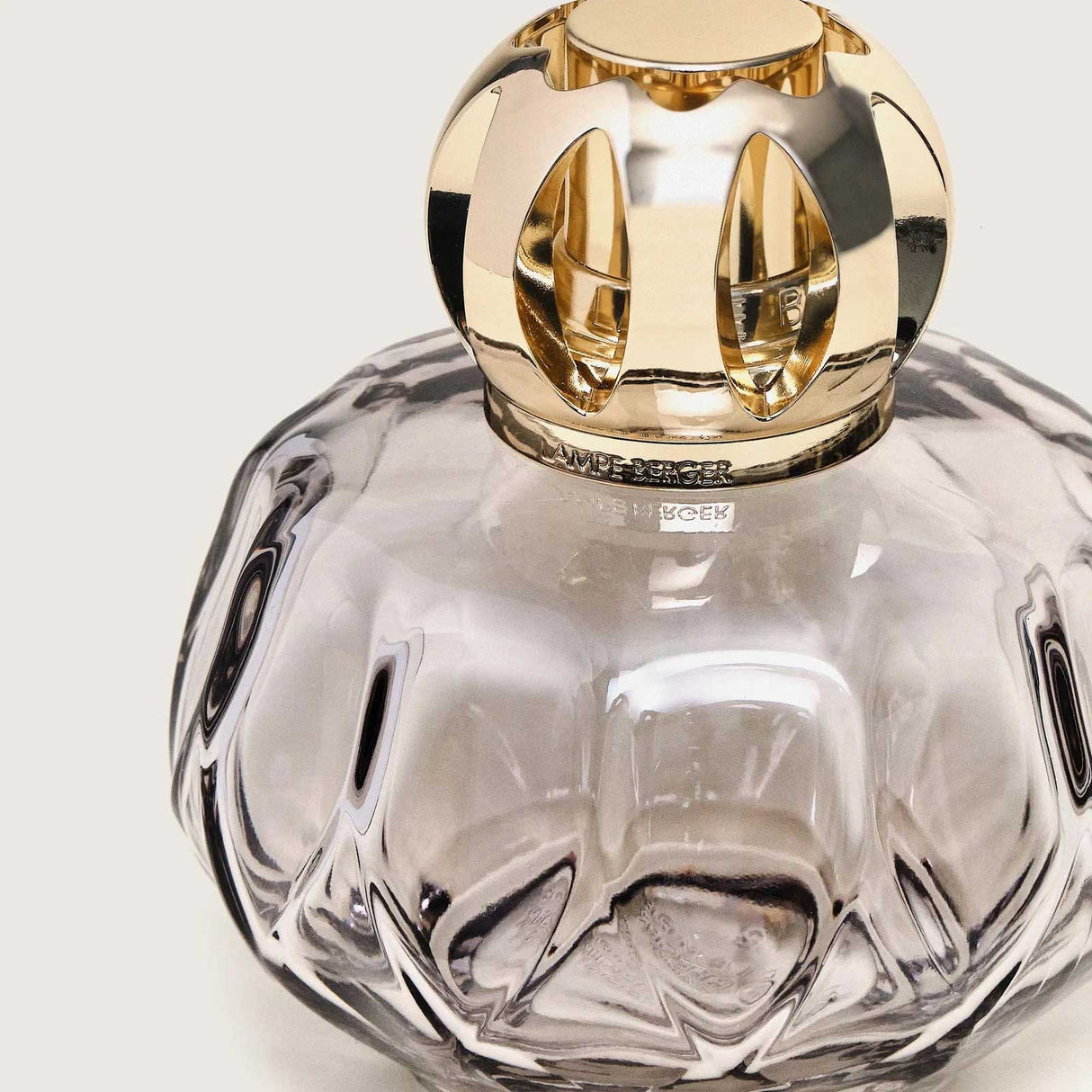 LAMPE BERGER Lampada Catalitica Cofanetto Rosalie Grigio con Flacone 250ml Pétillance Exquise