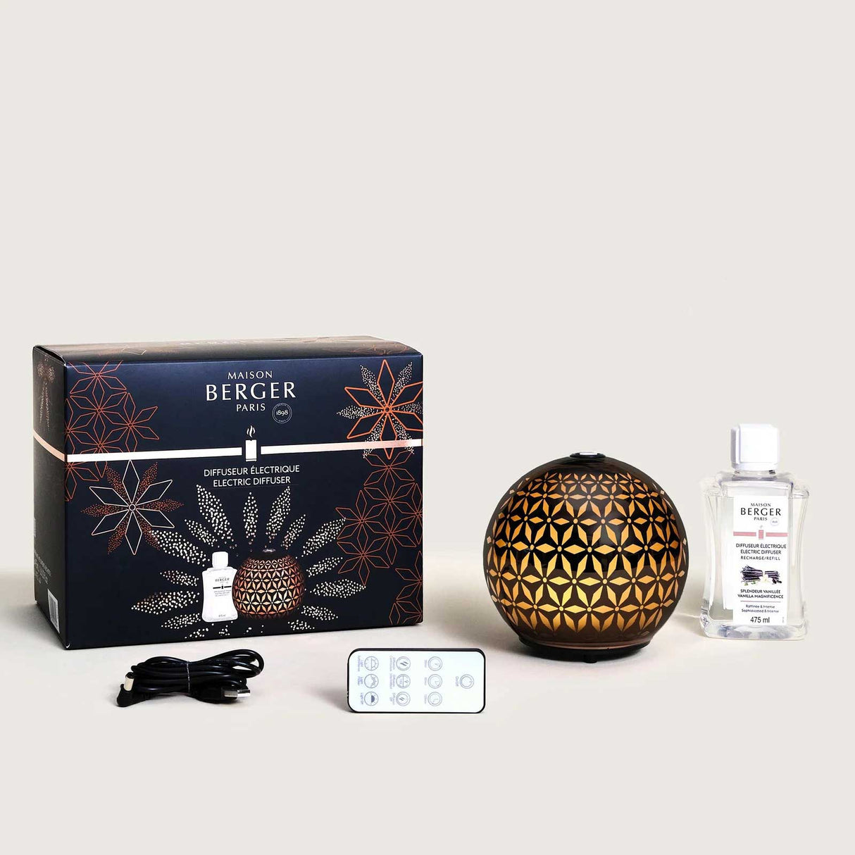 LAMPE BERGER Diffusore Elettrico Pomelis con Ricarica 475ml Splendeur Vanillée