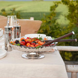 GEORG JENSEN Bernadotte Alzata con Piede 28cm Acciaio Inox Lucidato a Specchio