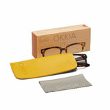 OKKIA Giovanni Occhiali da Lettura Avana +1.50