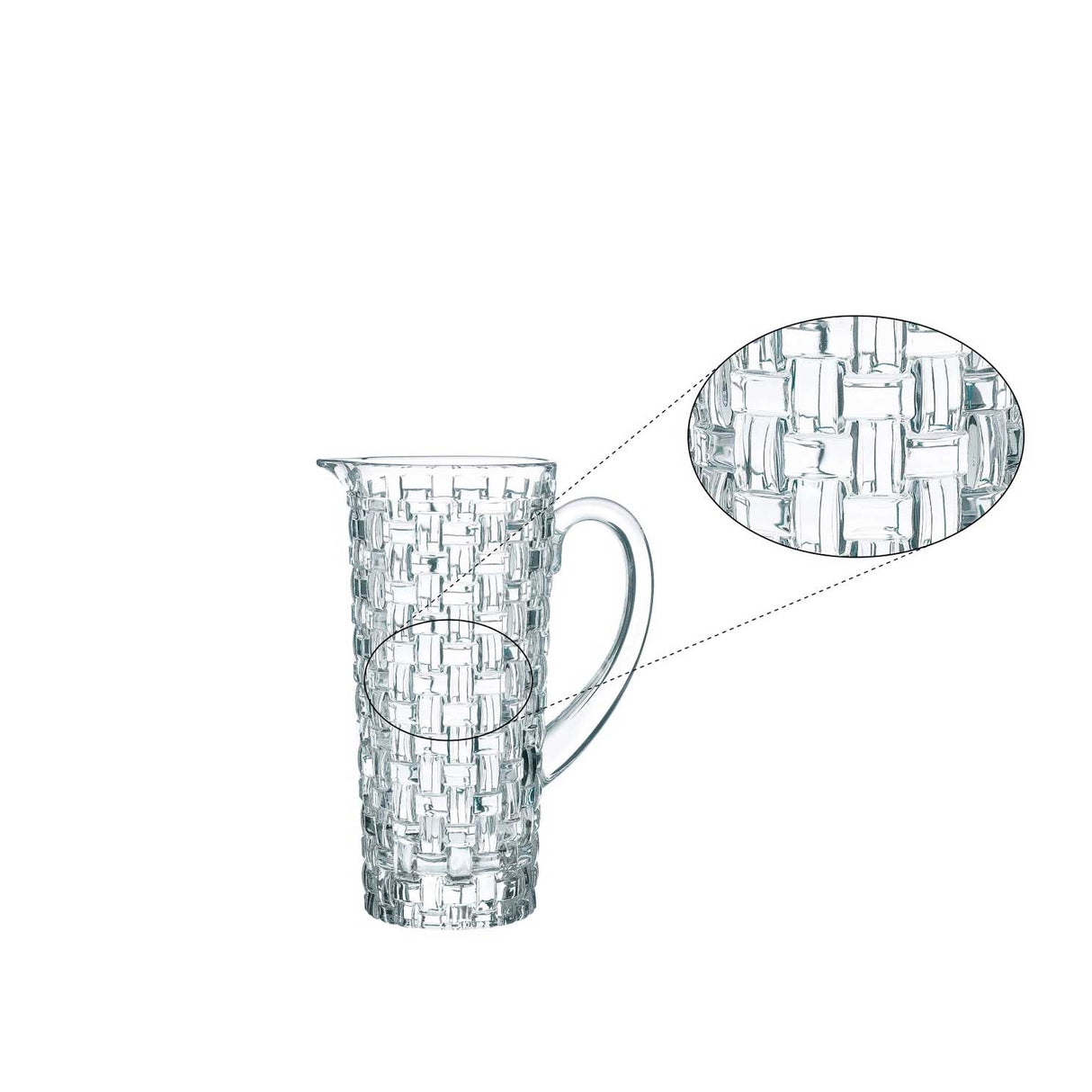 NACHTMANN Bossa Nova Jug Carafe Nova Jug 1190ml Crystal 92074