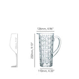 NACHTMANN Bossa Nova Jug Carafe Nova Jug 1190ml Crystal 92074