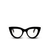 OKKIA Claudia Big Cat Eye Occhiali da Lettura Donna Nero +2.00