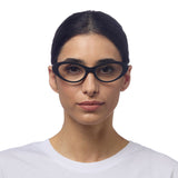 OKKIA Lina Small Cat Eye Occhiali da Lettura Donna Nero +3.00