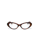 OKKIA Lina Small Cat Eye Occhiali da Lettura Donna Avana +1.00