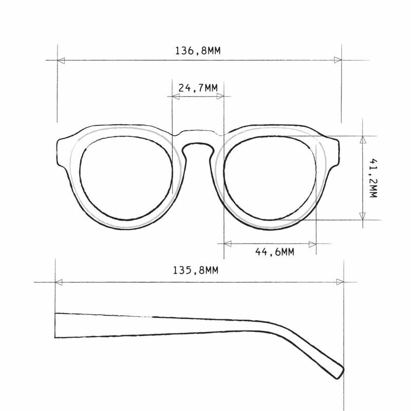 OKKIA Zeno Round Occhiali da Lettura Unisex Avana +2.00