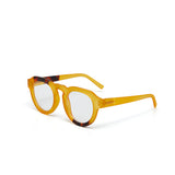OKKIA Zeno Round Occhiali da Lettura Unisex Giallo +2.00