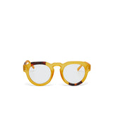 OKKIA Zeno Round Occhiali da Lettura Unisex Giallo +2.00