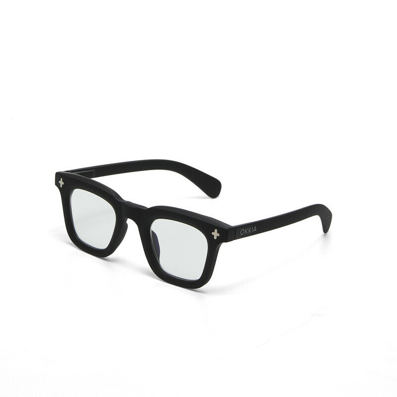 OKKIA Firenze Occhiali da Lettura Unisex Nero +2.00