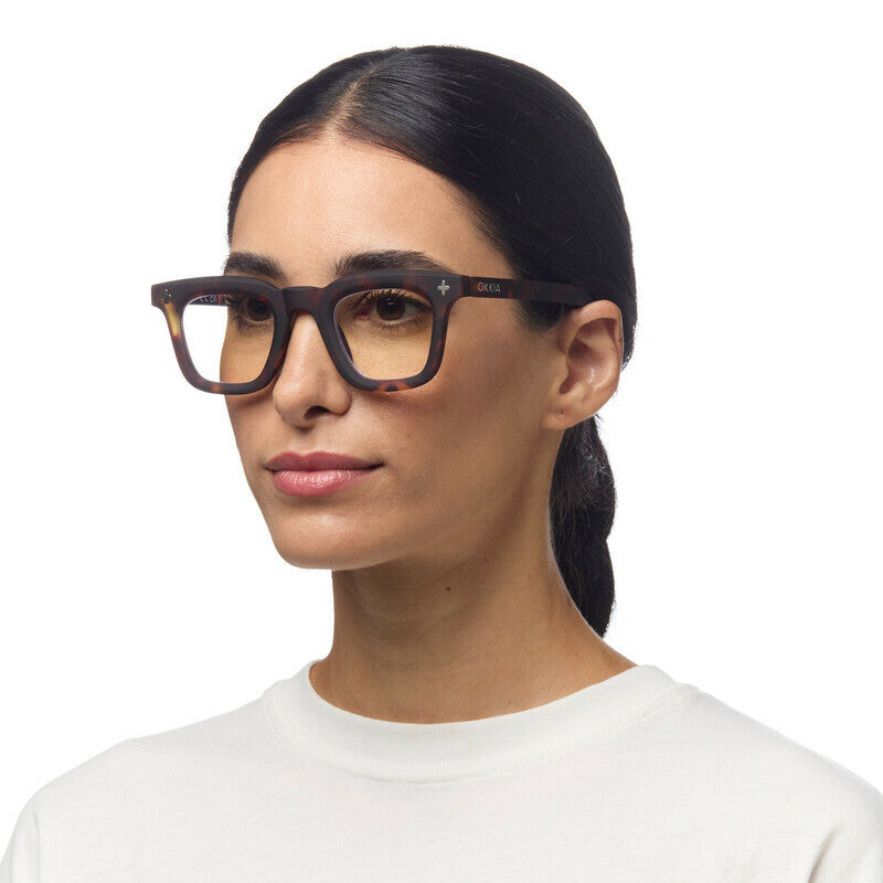 OKKIA Firenze Occhiali da Lettura Unisex Avana +1.50