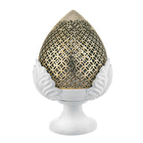 BONGELLI PREZIOSI Lampada Pomo Pumo Pugliese 30cm Oro Marmorino