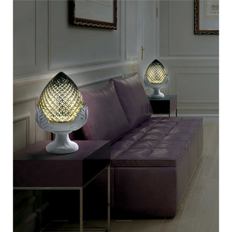 BONGELLI PREZIOSI Lampada Pomo Pumo Pugliese 30cm Oro Marmorino