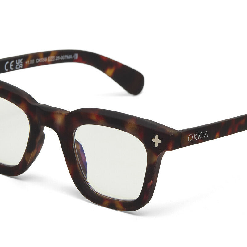 OKKIA Firenze Occhiali da Lettura Unisex Avana +2.50