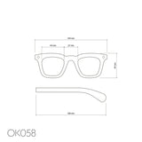 OKKIA Firenze Occhiali da Lettura Unisex Avana +2.50