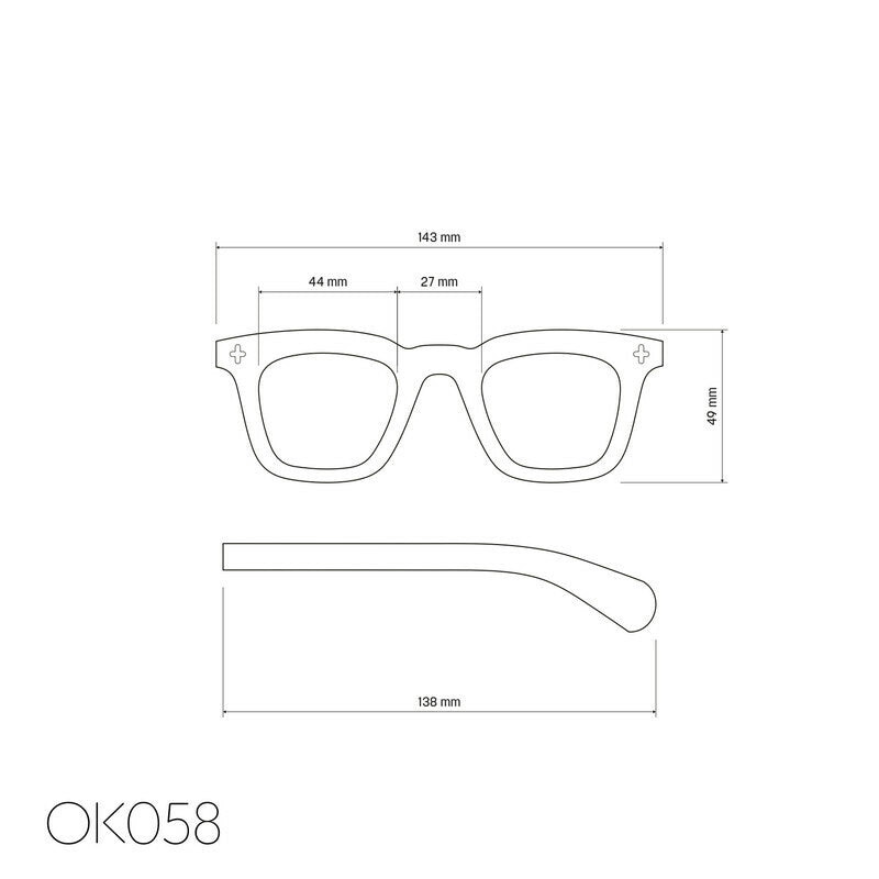 OKKIA Firenze Occhiali da Lettura Unisex Avana +3.00