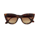 OKKIA Claudia Occhiali da Sole Donna Big Cat Eye Avana
