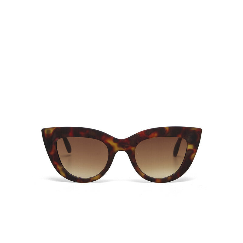 OKKIA Claudia Occhiali da Sole Donna Big Cat Eye Avana