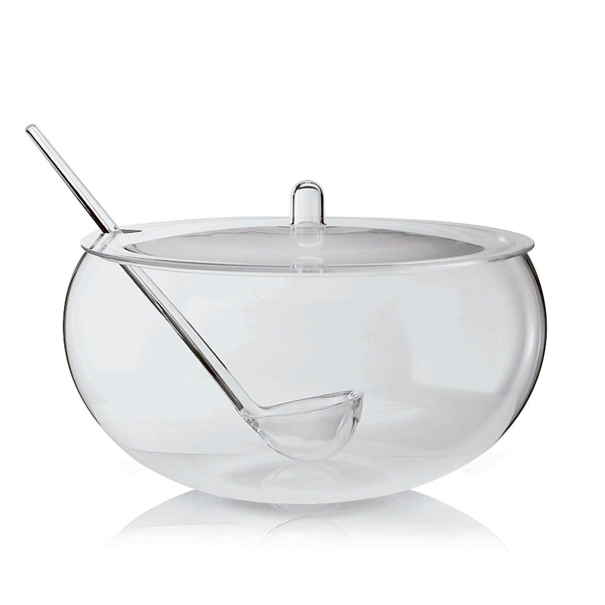 Bowl Poncera Guzzini in materiale trasparente con coperchio 10 litri
