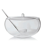 Bowl Poncera Guzzini in materiale trasparente con coperchio 10 litri