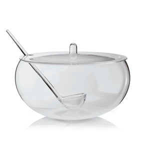Bowl Poncera Guzzini in materiale trasparente con coperchio 10 litri