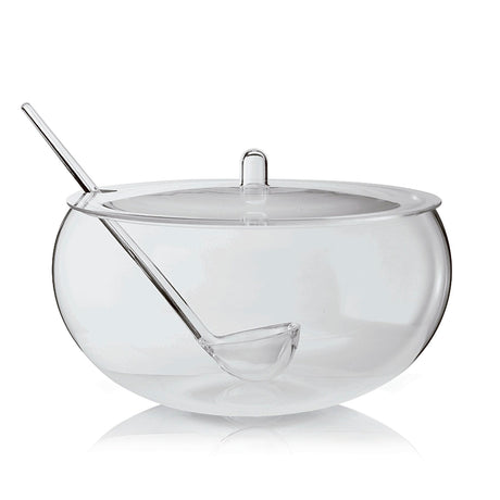 Bowl Poncera Guzzini in materiale trasparente con coperchio 10 litri