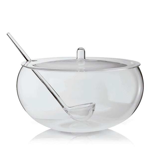 Bowl Poncera Guzzini in materiale trasparente con coperchio 10 litri