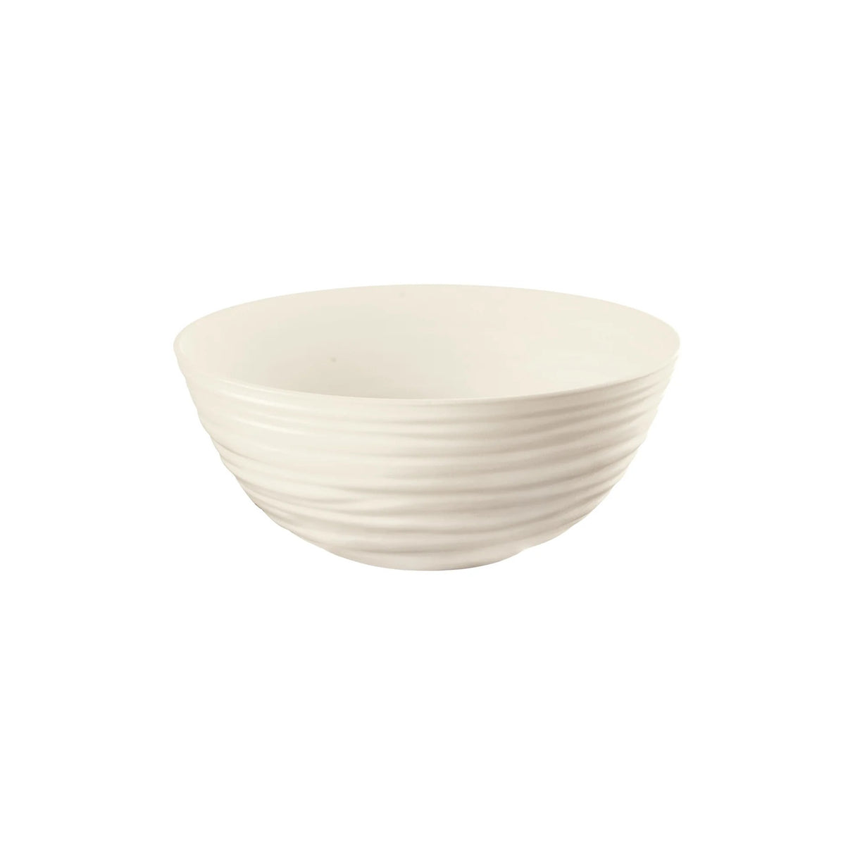 Insalatiera Tierra Guzzini in plastica riciclata bianco latte 25 cm