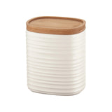 Barattolo Tierra Guzzini in plastica riciclata bianco latte 1 litro